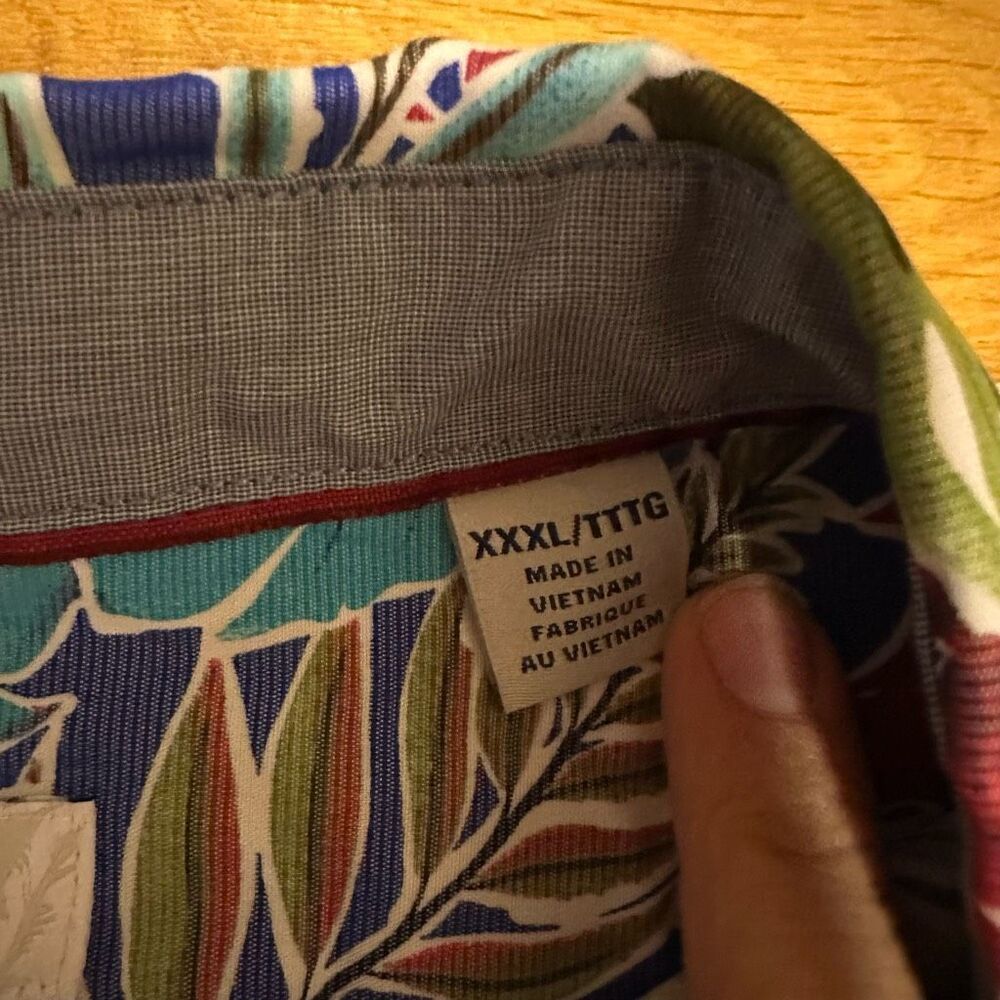 Tommy bahama floral the coconut point island zone Hawaiian print 3xl - Picture 3 of 8